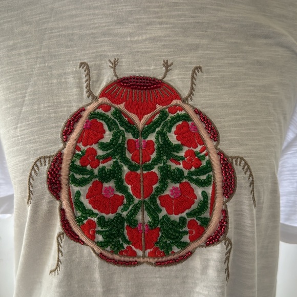 Boden  short sleeve women’s beetle tee size M. - Picture 3 of 5